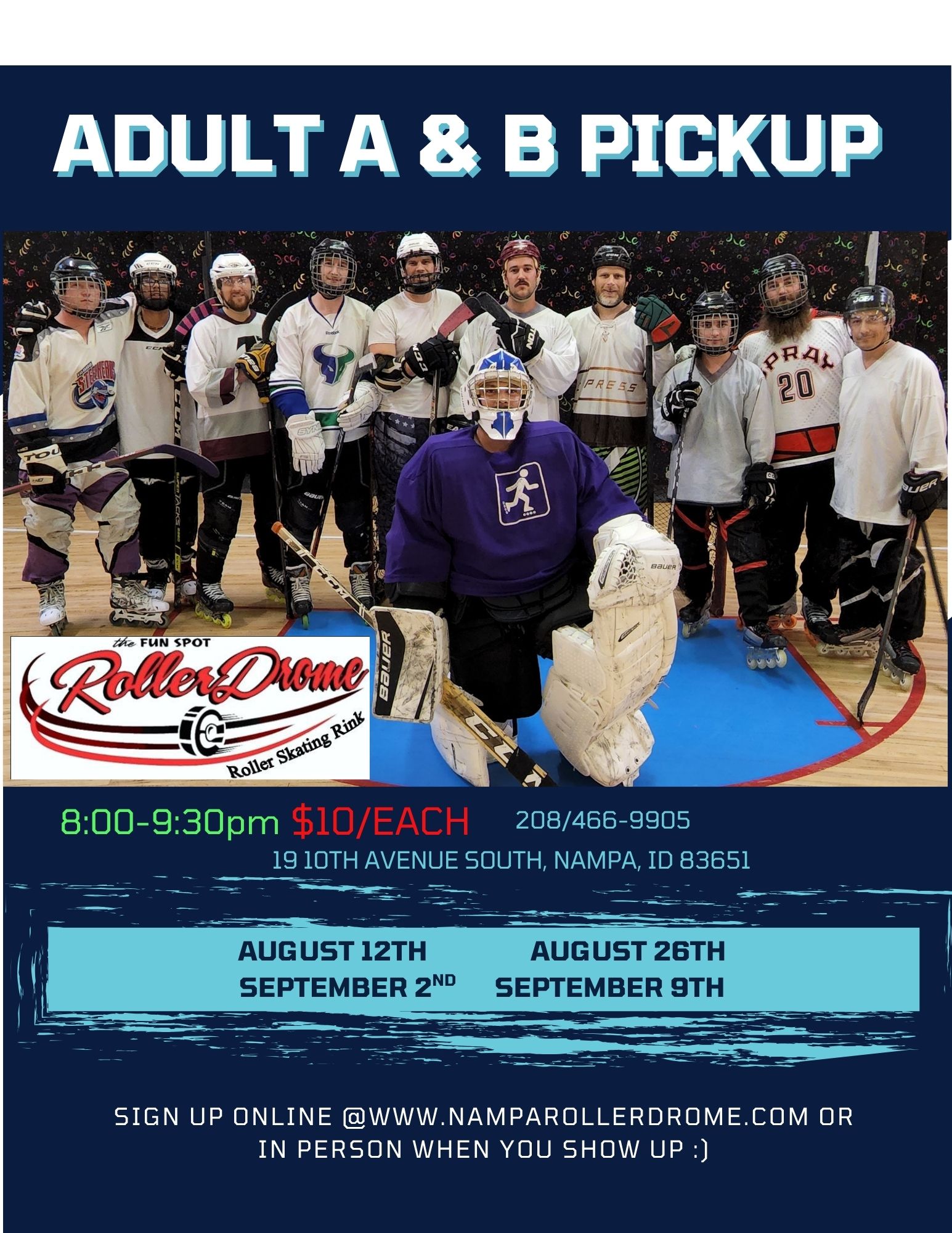 2025 Fall Inline Hockey drop-in games