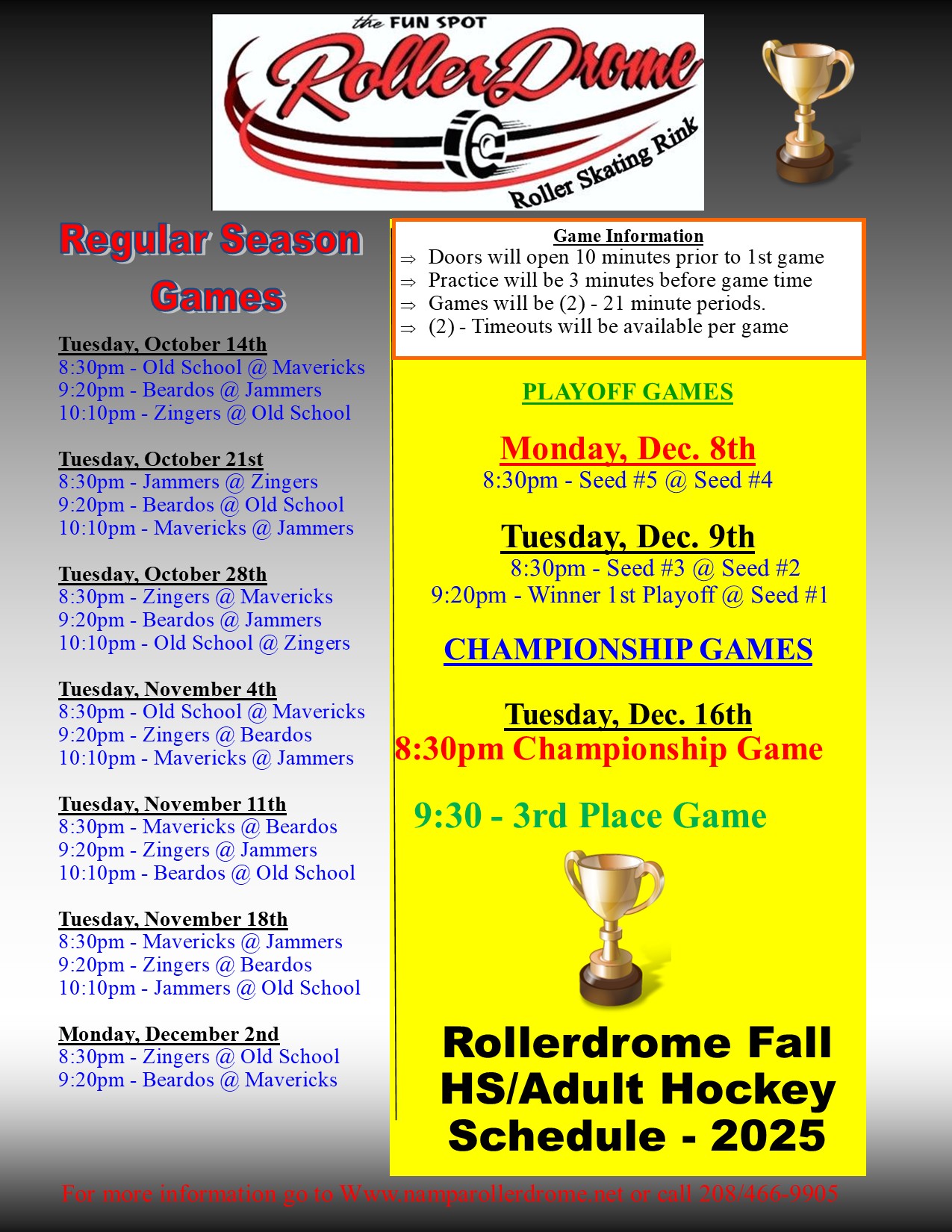 2025 HS/Fall Games