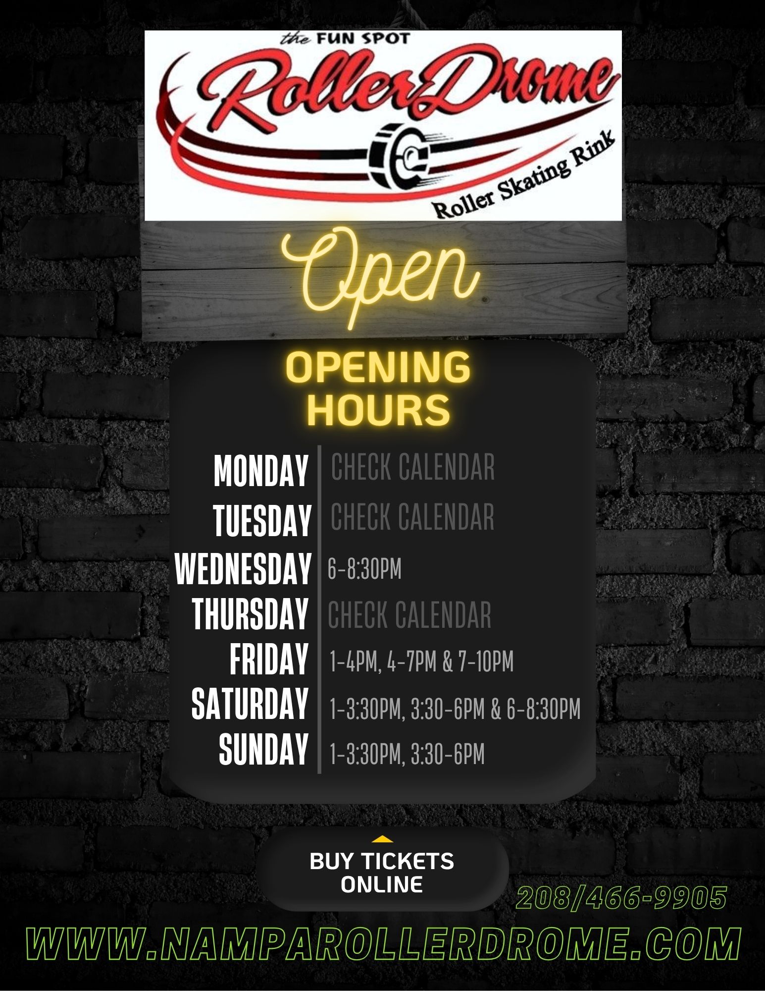 Public Skating in Treasure Valley area