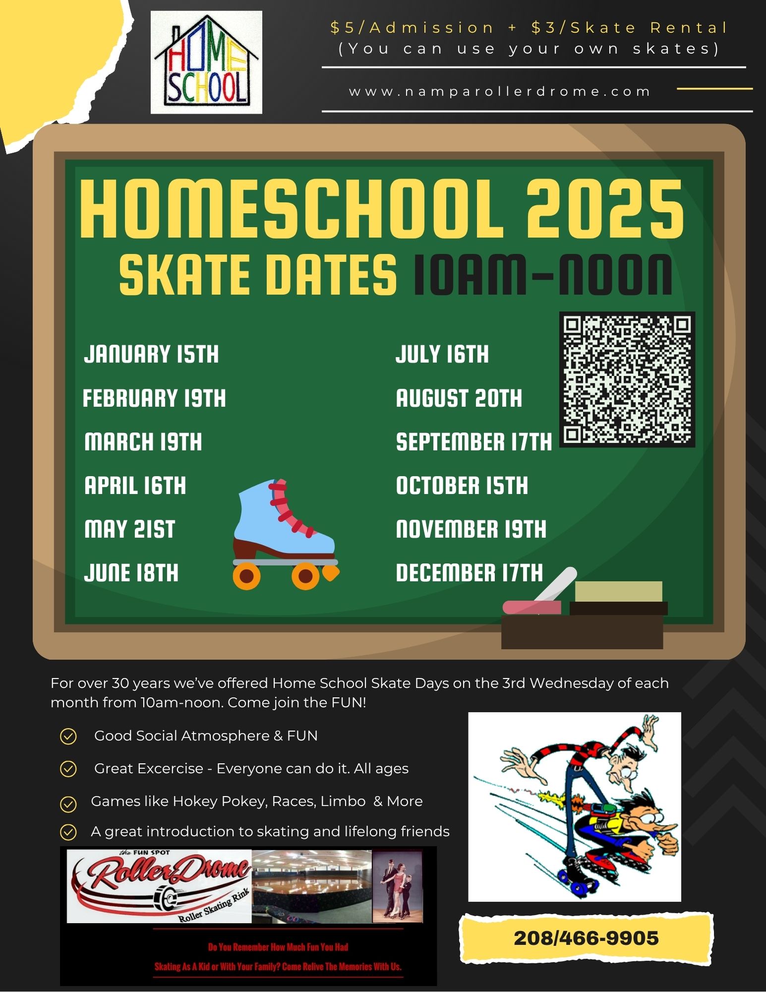Homeschool skate 11/19/25