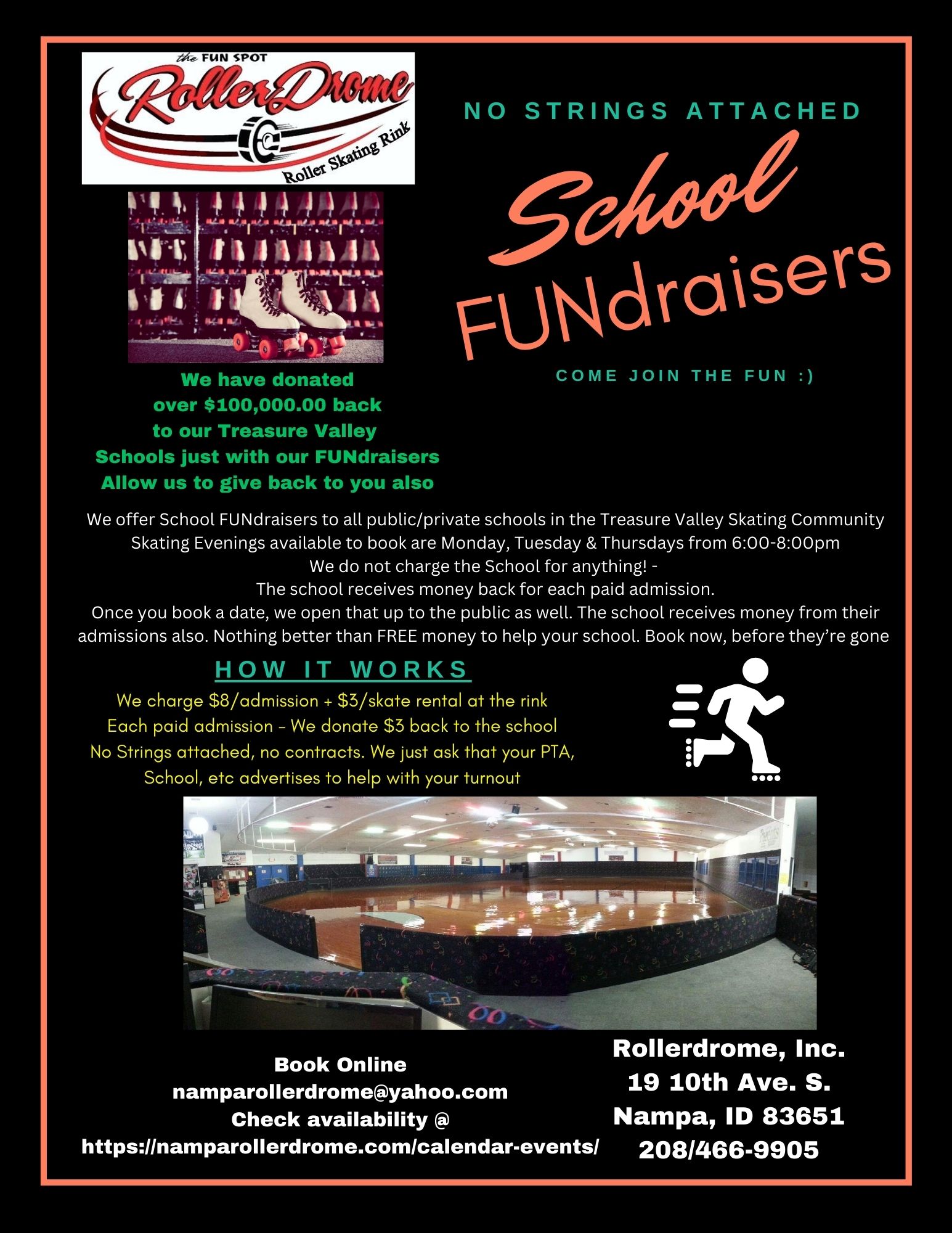 School Skating Fundraisers 